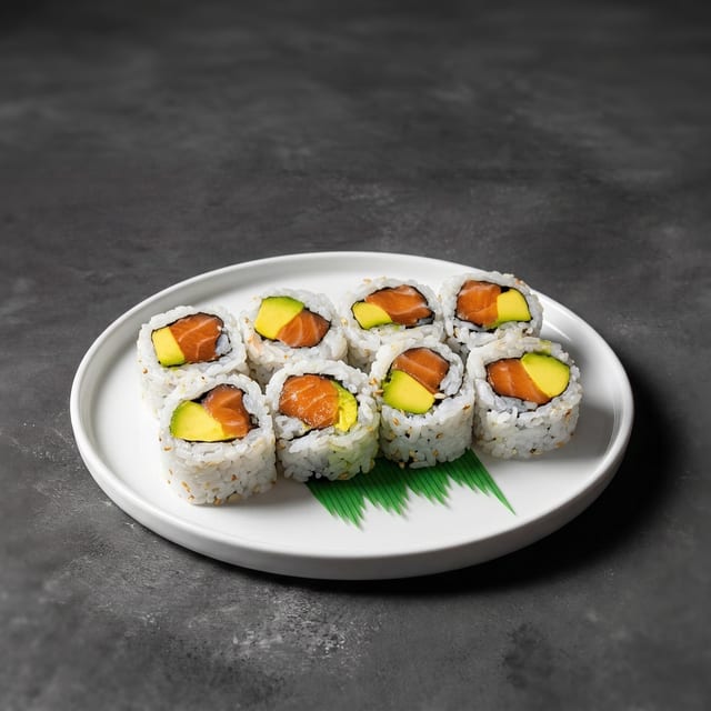 Salmon Avocado Roll.