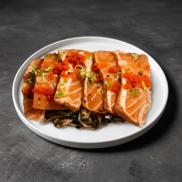 Salmon Tataki.