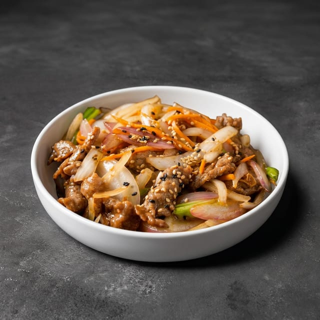 Korean Beef Appetizer.