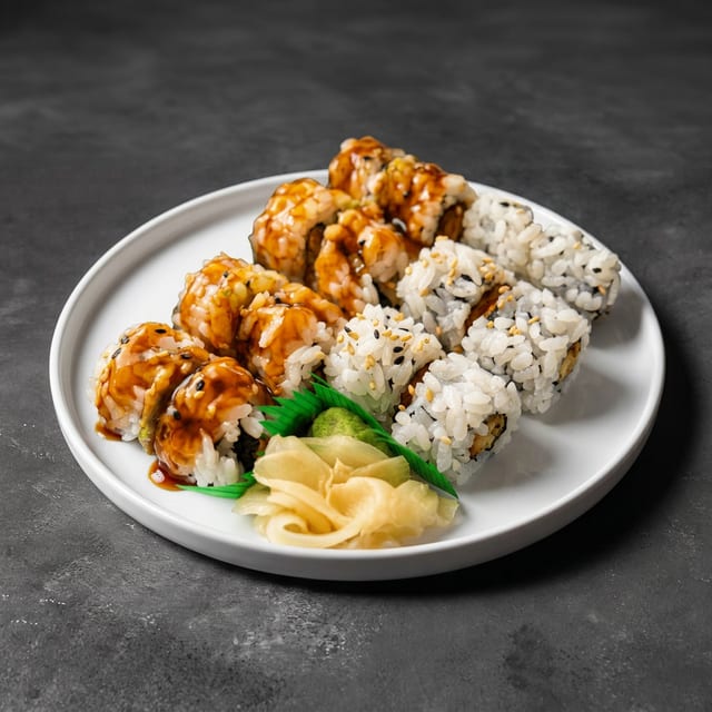 Eel Cucumber Roll.