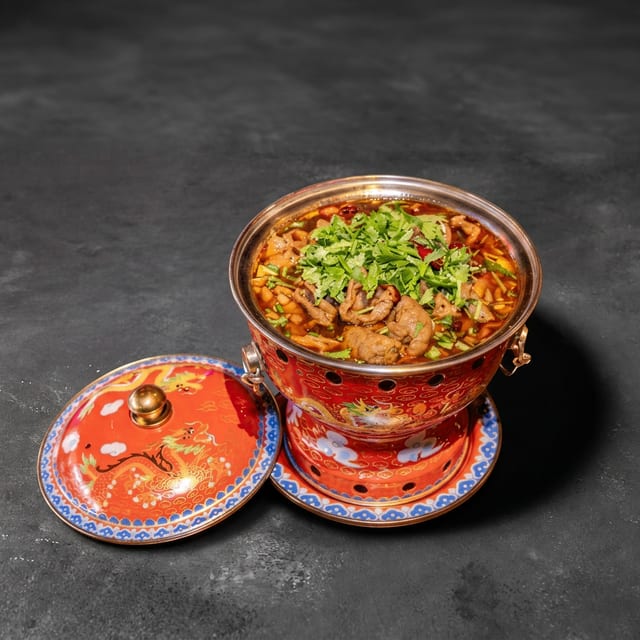 Hot and Spicy Beef Noodle Soup.