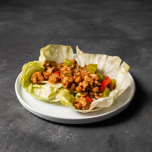 Asian Chicken Lettuce Wrap.