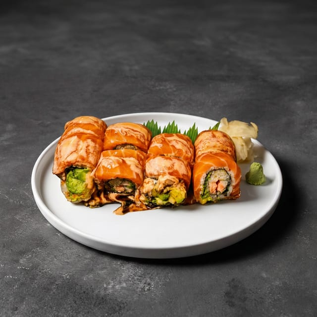 Orange Dragon Roll.