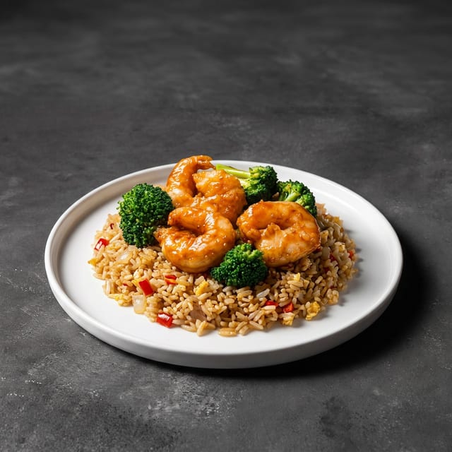 Broccoli w/Shrimp (Dinner Combo).
